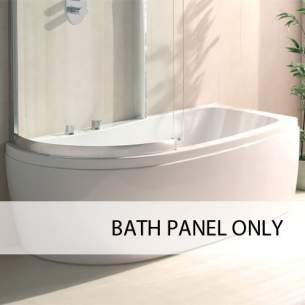 Eastbrook Baths -  Agenda Panel Left Hand White 23.1311l