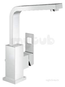 Grohe Tec Brassware -  Grohe Eurocube 23235 Basin Mixer H/spout 23135000