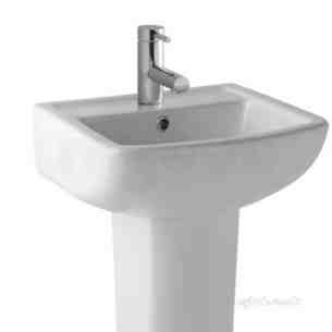 Eastbrook Sanitary Ware -  Andelle 430mm One Tap Hole Basin White 24.0010