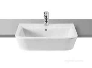 Roca Sanitaryware -  Roca The Gap 560 Semi-recessed One Tap Hole Basin