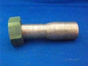 Baxi Boiler Spares -  Baxi 241200 Copper Tail Assy 22mm