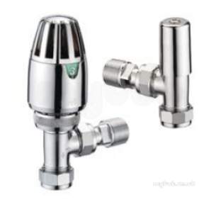 Pegler TRVs -  Terrier 1/2 Inch X10mm Angle Wh And Ls Pack Cp