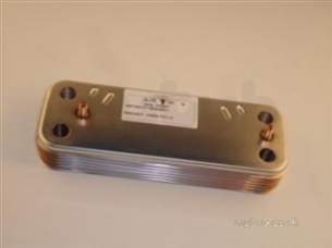 Baxi Boiler Spares -  Baxi 248047 Heat Exchanger Dhw 12 Plates