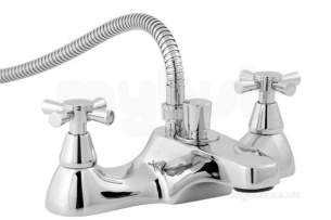 Deva Brassware -  Deva Milan Deck Mount Bath/shower Mixer And Kit