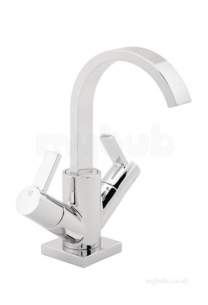 Deva Brassware -  Deva Linx120 Dc Mono Basin Mixer/puw Cp