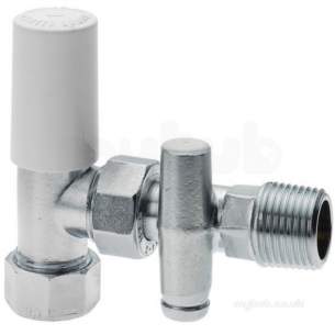 Plumb Center Radiator Valves -  Cb 8mm Dls Rad Valve C/w Do Chrome Plated 643018