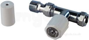 Plumb Center Radiator Valves -  Cb 15mm Wh/ls Straight Rad Valve Cp