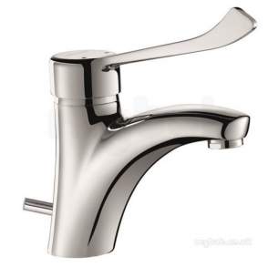 Delabie Basin Mixers -  Delabie Mechanical Basin Mixer H85mm With Waste Hygiene Lever