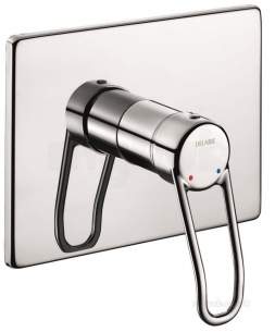 Delabie Brassware -  Delabie Recessed Waterproof Shower Mixer Kit 2/2 (plus 790box)