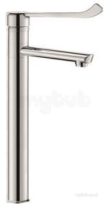 Delabie Brassware -  Delabie Mechanical Mixer High Swivel Spout H300 L160mm Hygiene Lever