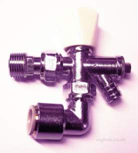 Pegler Mercia Radiator Valves -  Mercia 15mm Rad Valve Lsdo Pf Elb Con Cp