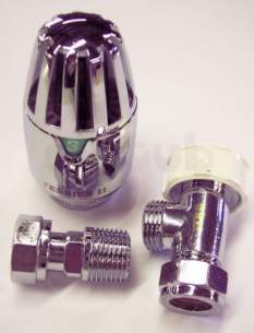 Pegler TRVs -  Terrier 1/2 Inch X15mm Angle Trv Cp