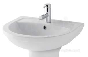 Eastbrook Sanitary Ware -  Dura Basin 450mm 1th Inc Fixings White 26.0005