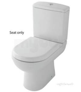 Eastbrook Sanitary Ware -  Dura Deluxe Soft Close Seat White 26.0015