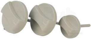 Vaillant Boiler Spares -  Vaillant 114288 Temp Control Knob Pk Of 3