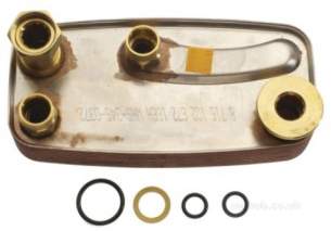 Worcester Bosch Boiler Spares -  Worcester 87161026720 Plate Heat Exchanger