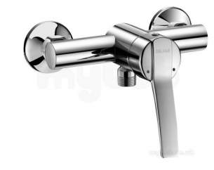 Delabie Brassware -  Delabie Securitherm Ep Shower Mixer Solid Lever Offset Std