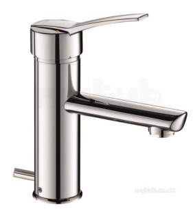 Delabie Basin Mixers -  Delabie Bioclip Mechanical Basin Mixer H85mm Plus Waste Solid Lever