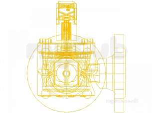 Danfoss Motorised Control Valves -  Danfoss Hfe3 Pn6 Rotary Ctrl Valve 1 065z042900