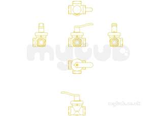 Danfoss Motorised Control Valves -  Danfoss Hrb3 Pn10 Rotary Ctrl Valve 1 065z040600