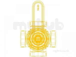 Danfoss Motorised Control Valves -  Danfoss Hrb4 Pn10 Rotary Ctrl Valve 3/4 065z041200