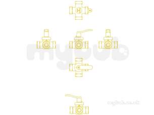 Danfoss Motorised Control Valves -  Danfoss Hre4 Pn6 Rotary Ctrl Valve 3/4 065z042300