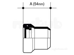 Osma Above Ground Drainage -  2s354w Osma A/fit Red 40x32