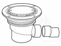 Osma Above Ground Drainage -  2v510w Shower Gully-sheet Floor 50mm