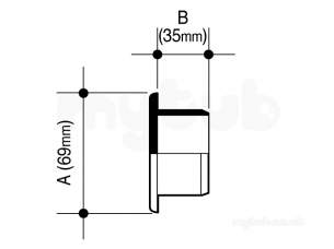 Osma Push Fit Wastes -  Osma 2w292w Access Plug 2w292 W