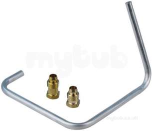 Baxi Boiler Spares -  Baxi 100098 Pipe Pilot Feed