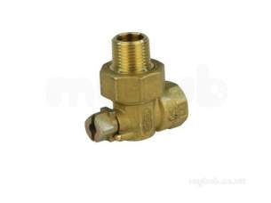 Glow Worm Boiler Spares -  Glow Worm S203604 Gas Cock 1/2inch Bsp M/f