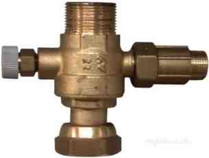 Halstead Heating Boiler Spares -  Hstead 300723 22mm Ball Valve C/w Drain