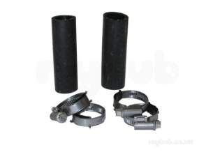 Saunier Duval Boiler Spares -  Saun 05174100 Hose And Jubilee Clip Pack