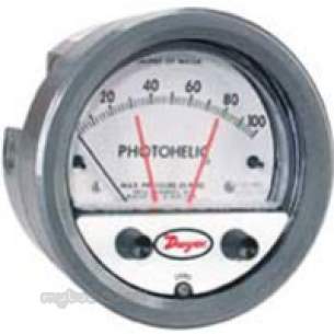 Dwyer Instruments Magnehelic Gauges -  Dwyer 3000 Mr Photohelic Gage 0-60pa 24vdc