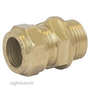 Prestex Compression Fittings -  Prestex 42 22mm X 1/2 Inch Mi Str Coupling