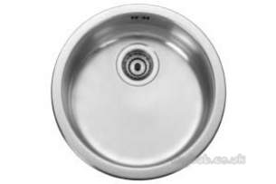 Rangemaster Sinks -  Uk Rb440bf/ Round Bowl Brushed Steel