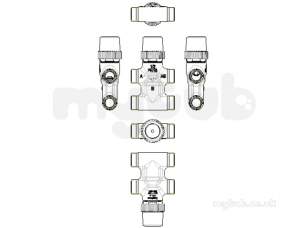 Danfoss Motorised Control Valves -  Danfoss Vzl4 15/16 Control Valve 15 065z206400