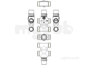 Danfoss Motorised Control Valves -  Danfoss Vzl4 20/35 Control Valve 20 065z206600