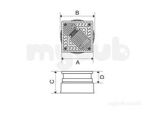 Wavin Inspection Chambers -  Wavin R-315 Ic Sq C And F 345 X 345 15kn Bk 30ne015