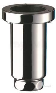 Delabie Accessories and Miscellaneous -  Delabie Siphurinoir Vertical Siphon Plus Comp Seal 50/32 H115 Chr Brass