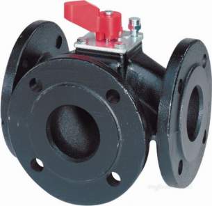 Landis and Staefa Hvac -  Siemens Vbf 21 50 50mm 3port Flange Valve Kv-40