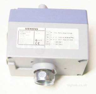 Landis and Staefa Hvac -  Siemens Sqs 65 24v 0-10vdc Low Torque Act