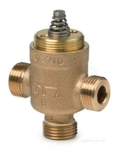 Landis and Staefa Hvac -  Siemens Vxp 47.10 1/2 Inch 3port Fcu Valve Kv-1.0