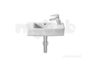 Roca Sanitaryware -  Hall 500x250mm One Tap Hole Right Hand Cloak Basin White