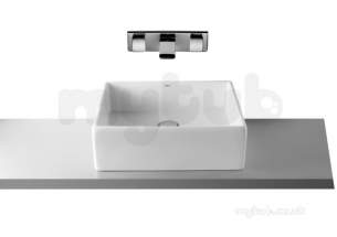 Roca Sanitaryware -  Sofia 465mm No Tap Holes Countertop Basin White