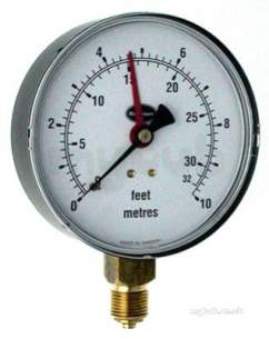 Brannan Thermometers -  Brannan 100mm Alt Gauge 0/40m And Ft 34/605