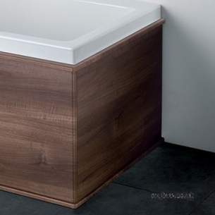 Eastbrook Baths -  Quantum Diamante End Panel Dark Walnut 34.02105