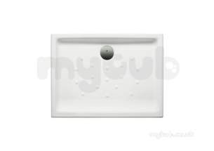 Roca Shower Trays -  Malta 1200x800mm Superslim Shower Tray Wht