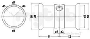 Xpress Copper and Solar Fittings -  Xpress Cu S32 Fi Branch Tee 108x3/4