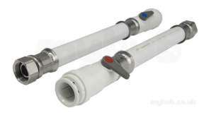 John Guest Speedfit Pipe and Fittings -  Speedfit 15mm X 1/2 Inch X300mm Sv Hose White